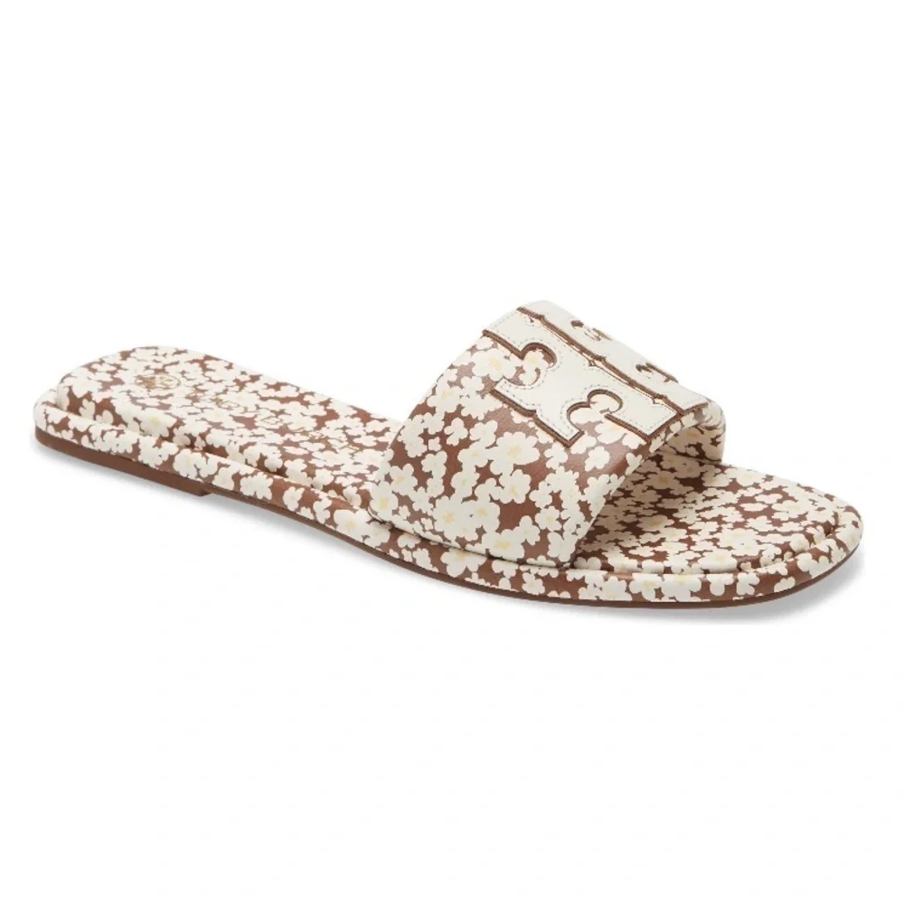 NIB Tory Burch daisy T-sport slides Size: 9.5